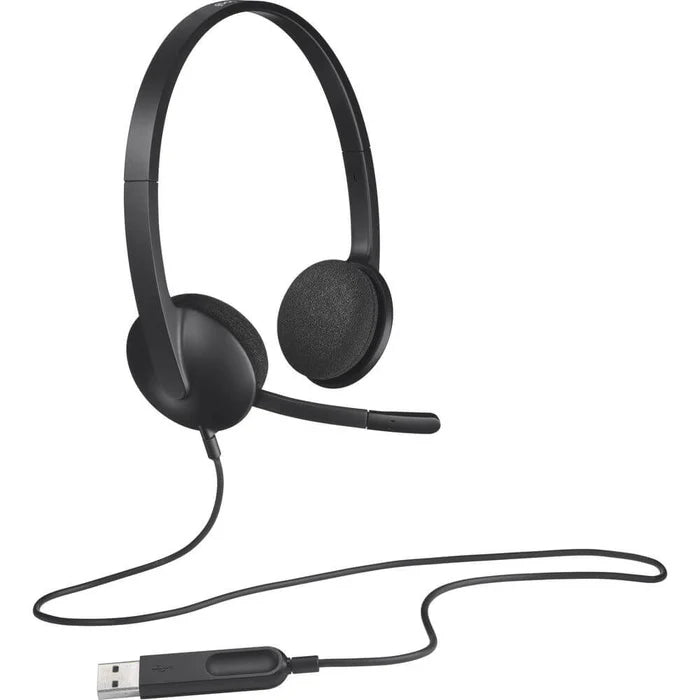 LOGITECH H340 USB Computer Headset - BLACK - USB