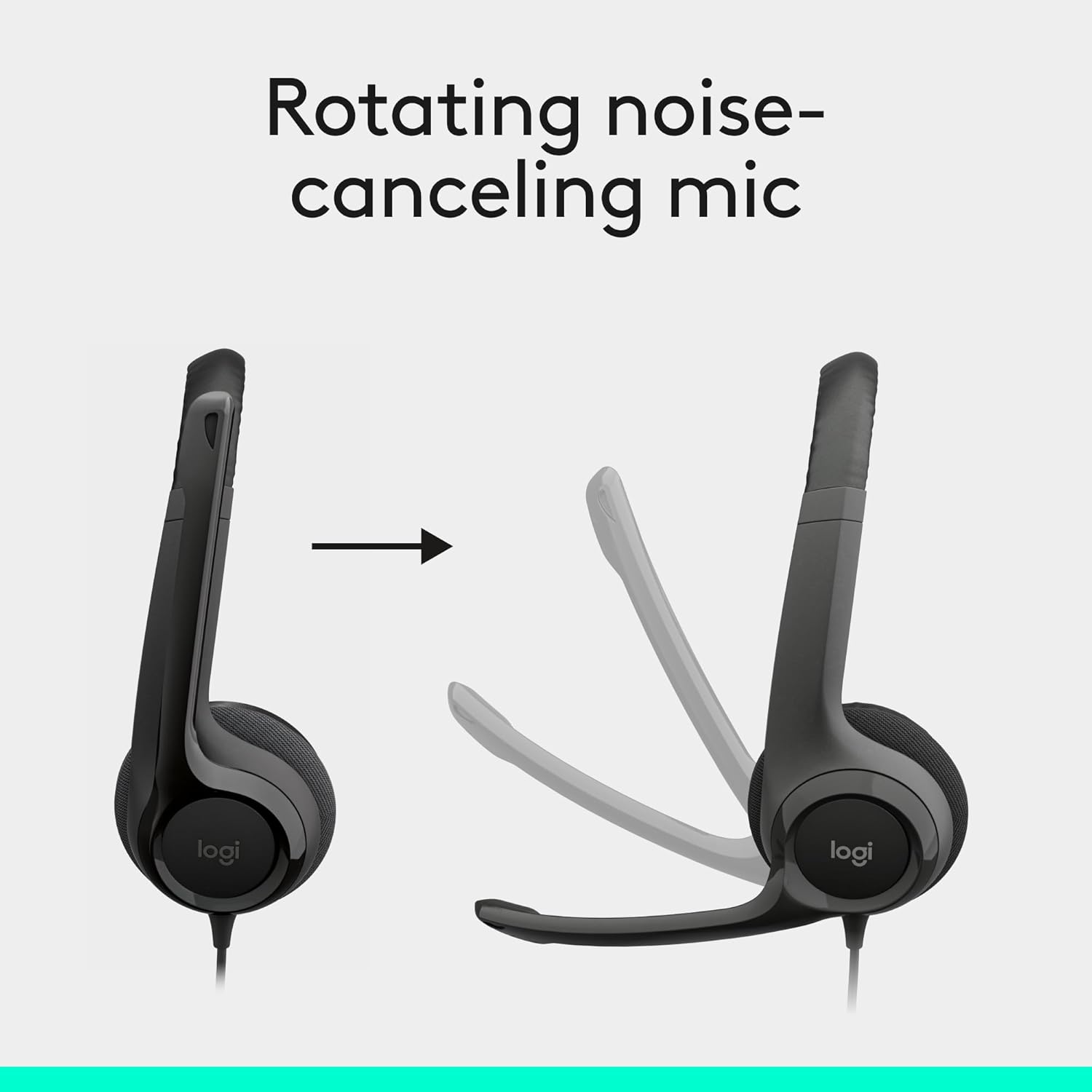 LOGITECH HEADSET H390 USB-BLACK