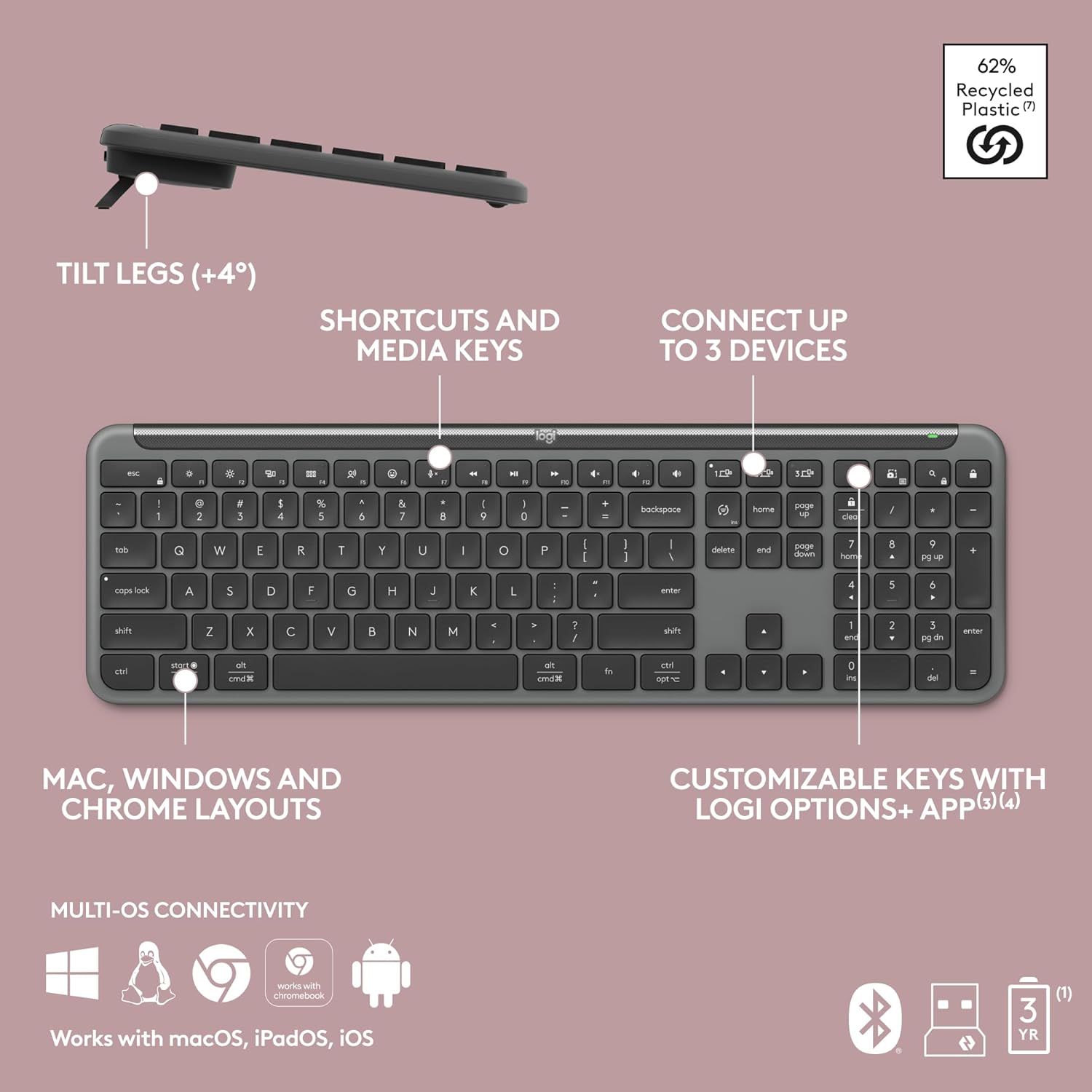 Logitech Signature Slim K950 Wireless Keyboard