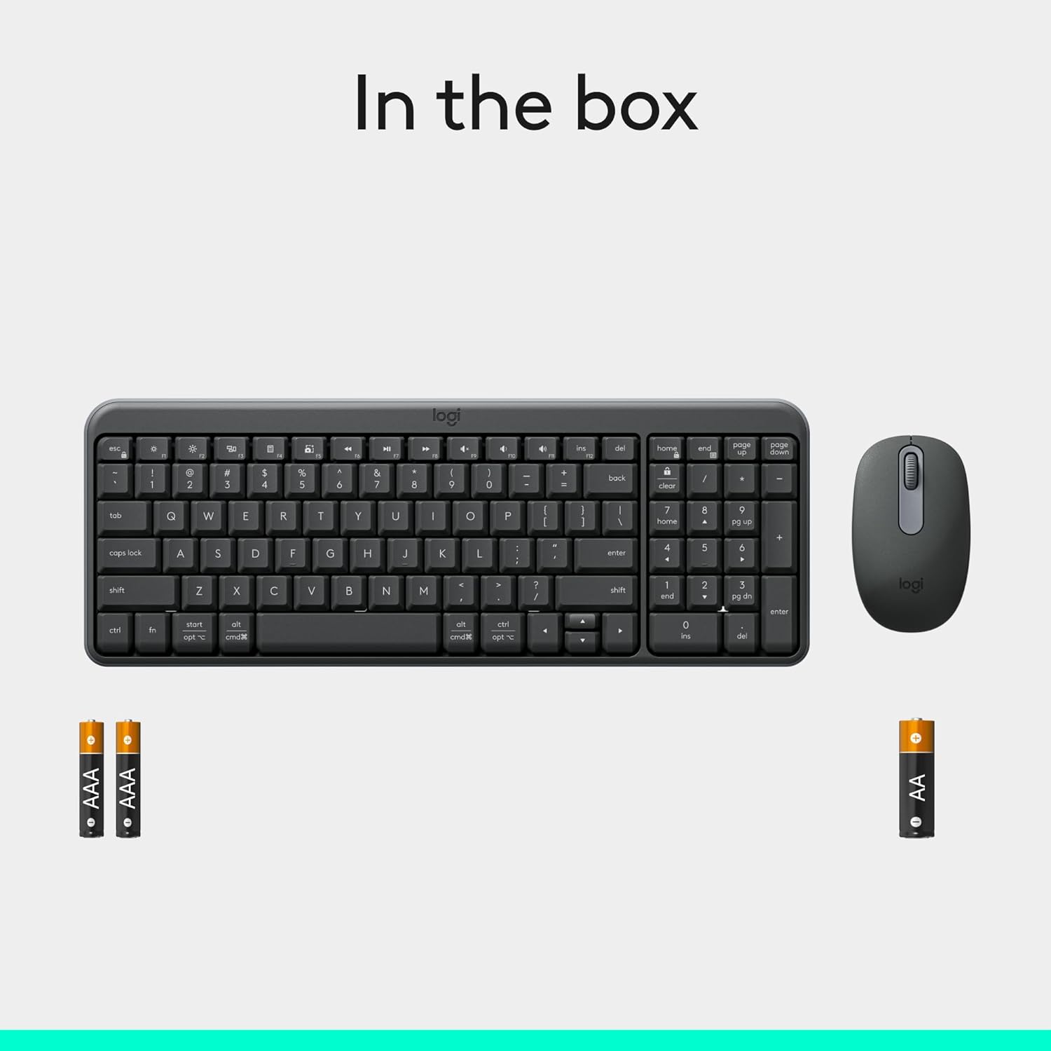 LOGITECH KEYBOARD+ MOUSE WIRELESS MK250