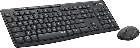LOGITECH MK295 Silent Wireless Combo - GRAPHITE - ARABIC
