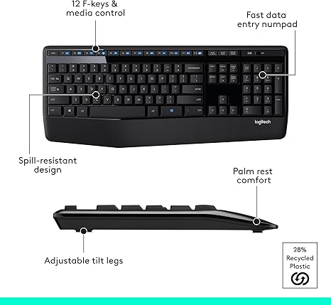 LOGITECH Wireless Combo MK345 - N/A - ARA