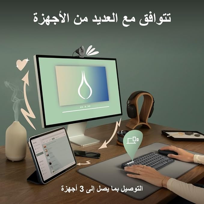 Logitech Pebble 2 MK380s Desktop