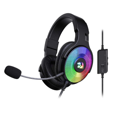 Redragon H350 RGB Wired Gaming Headset, Dynamic RGB Backlight.