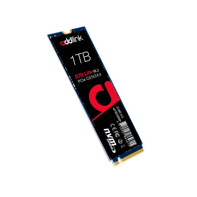ADDLINK S70 1TB M.2 2280 PCIe GEN3X4 NVMeSSD ( Up to R:3200 , W:2600)
