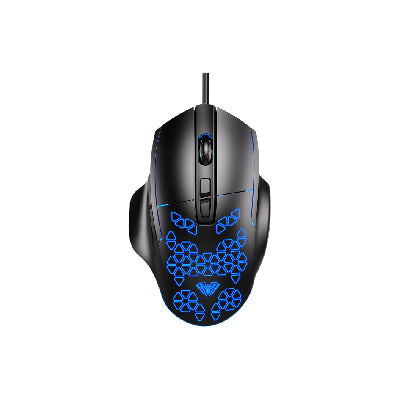 AULA F812 gaming mouse with 7 KEYS Rainbow backlight (Wired )