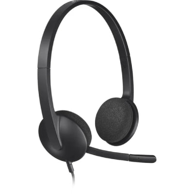LOGITECH H340 USB Computer Headset - BLACK - USB