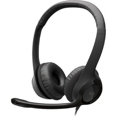 LOGITECH HEADSET H390 USB-BLACK