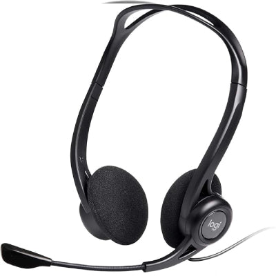 Logitech 960 USB Computer Headset, Black