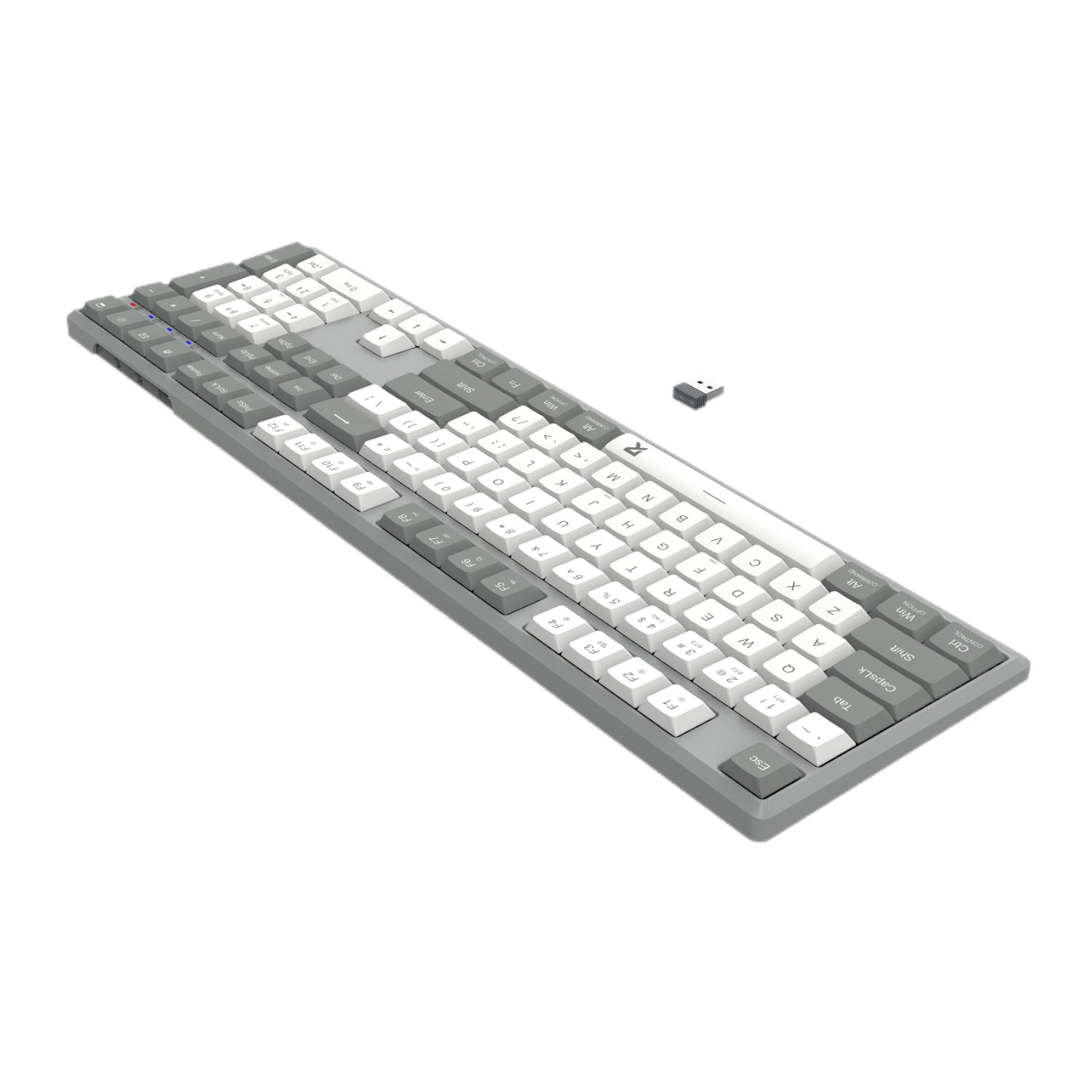 REDRAGON BK-7485-108 key Wireless Scissor Key Structure Keyboard 2.4G+BT, Arabic layout
