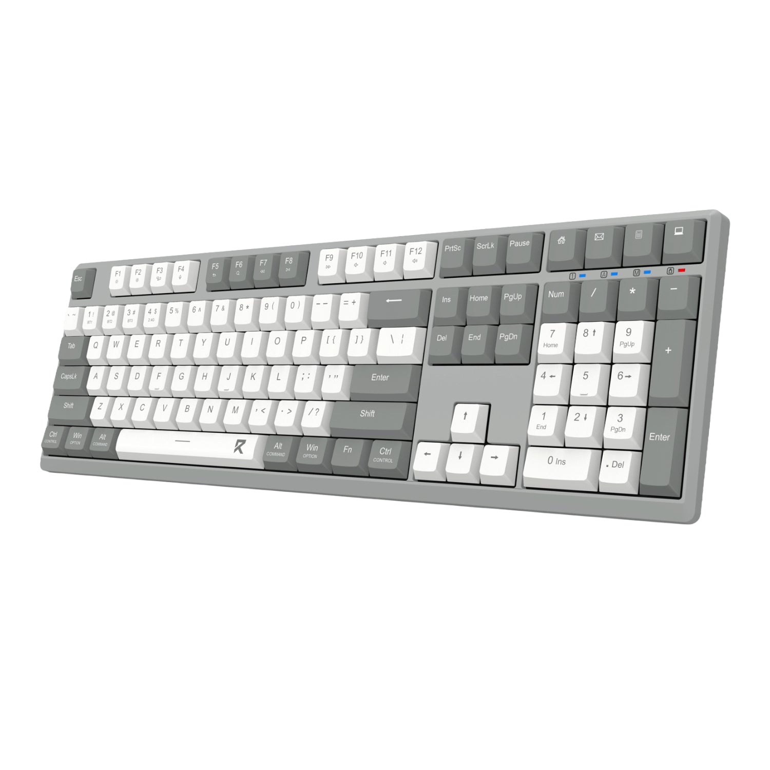REDRAGON BK-7485-108 key Wireless Scissor Key Structure Keyboard 2.4G+BT, Arabic layout