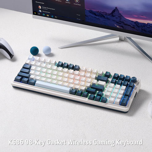 Redragon k686WB-RGB-PRO 98+1 gasket wireless mechanical keyboard