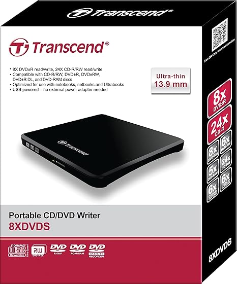 TRANSCEND SLIM DVD PORTABLE