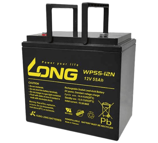 BATTERY LONG 12V - 55AH