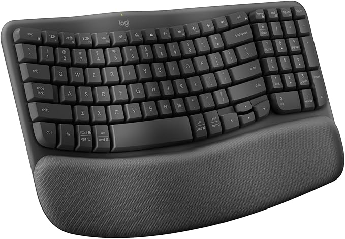 LOGITECH Wave Bluetooth ergonomic keyboard-GRAPHITE