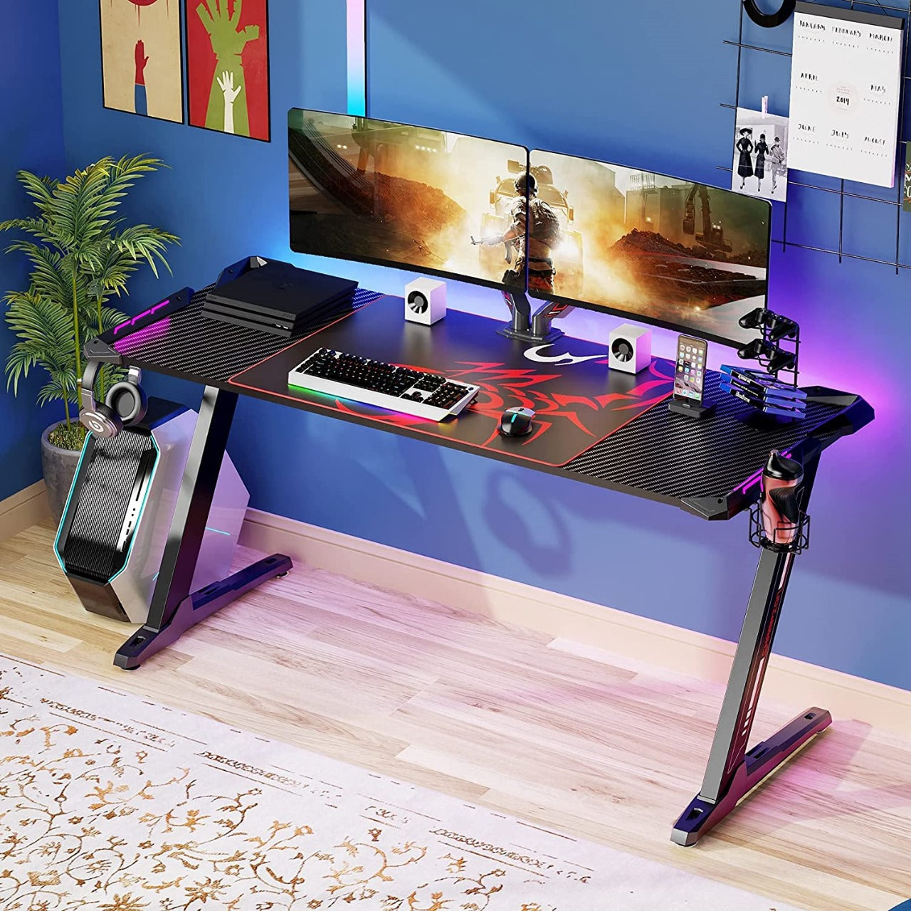 EUREKA ERGONOMIC Z60 Gaming Desk