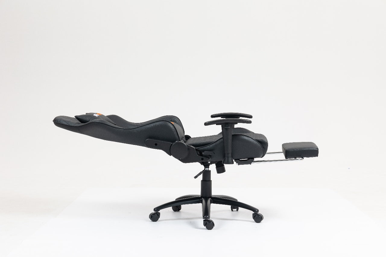 Beta Racing Gaming chair Black with Footrest