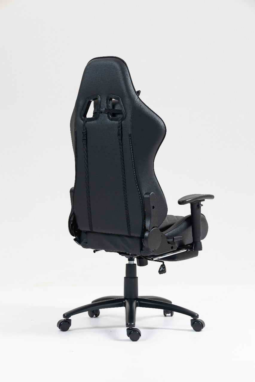 Beta Racing Gaming chair Black with Footrest