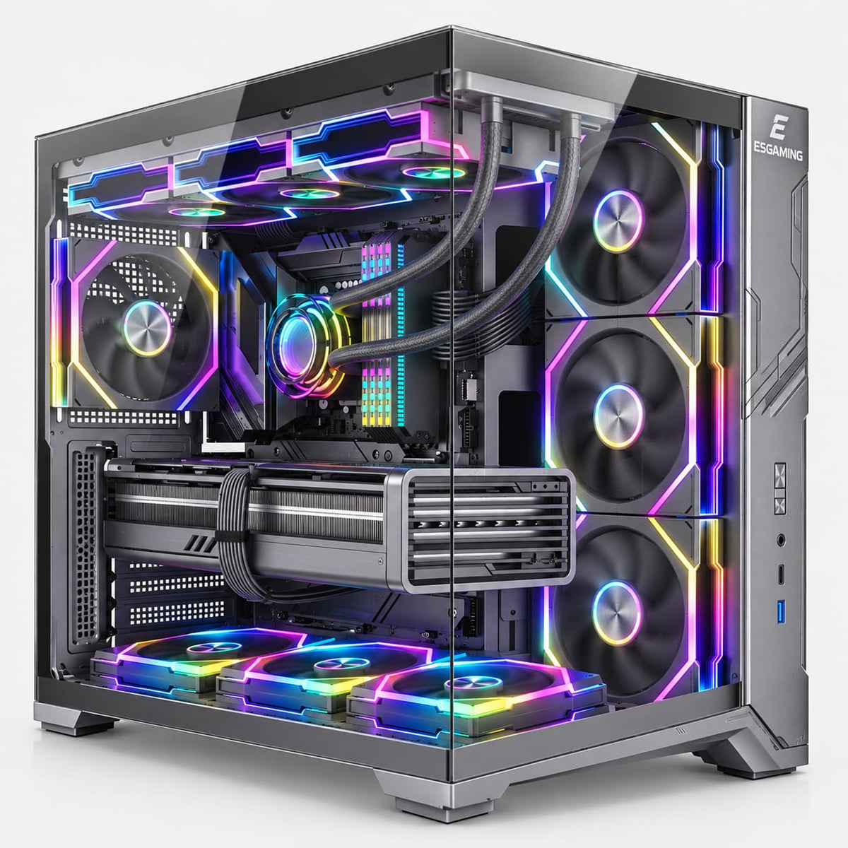 CASE ESGAMING ZEROMAX GRAY