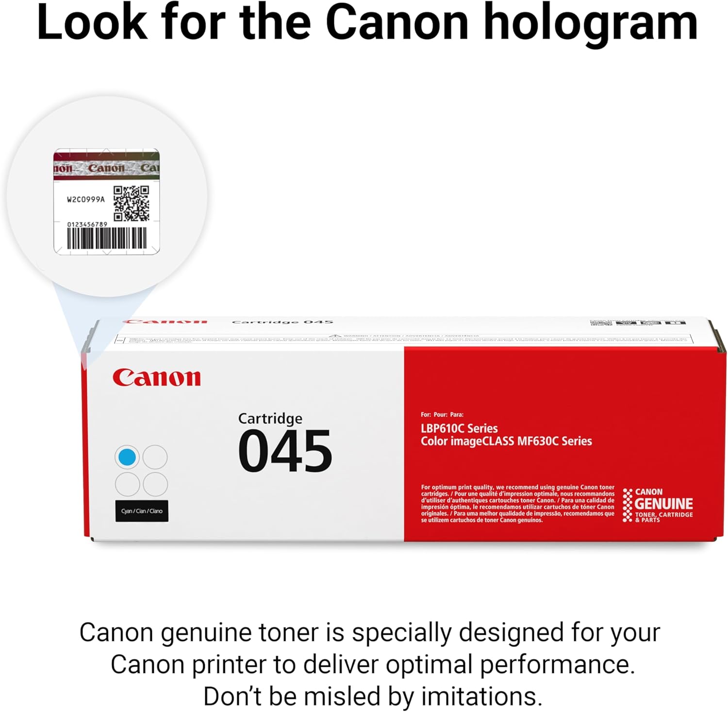 TONER CANON 045 For Canon Laser Printers