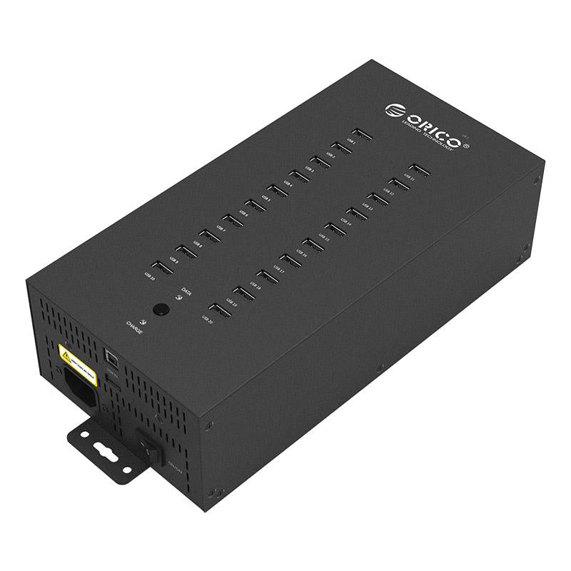 ORICO IH20P-BK Industrial 20 Port USB2.0 HUB