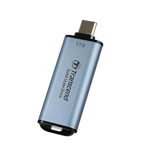TRANSCEND 1T EXTERNAL SSD ESD300 USB 10GBPS TYPE C/A