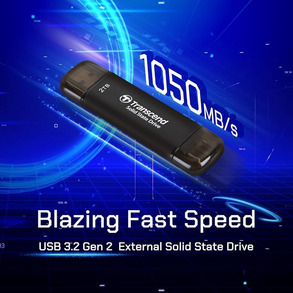 TRANSCEND EXTERNAL SSD ESD310C USB 10GBPS TYPE C