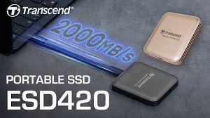 TRANSCEND  EXTERNAL SSD ESD420C USB 20GBPS IRON GREY