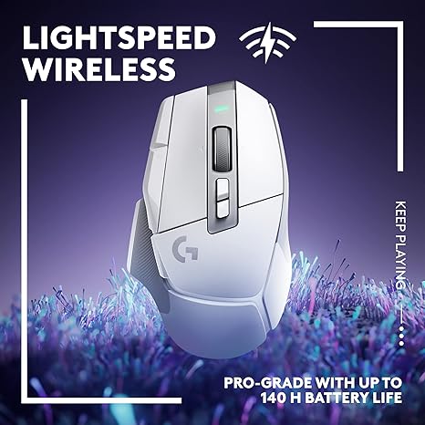 LOGITECH G502 X LIGHTSPEED WIRELESS- GAMING MOUSE -WHITE