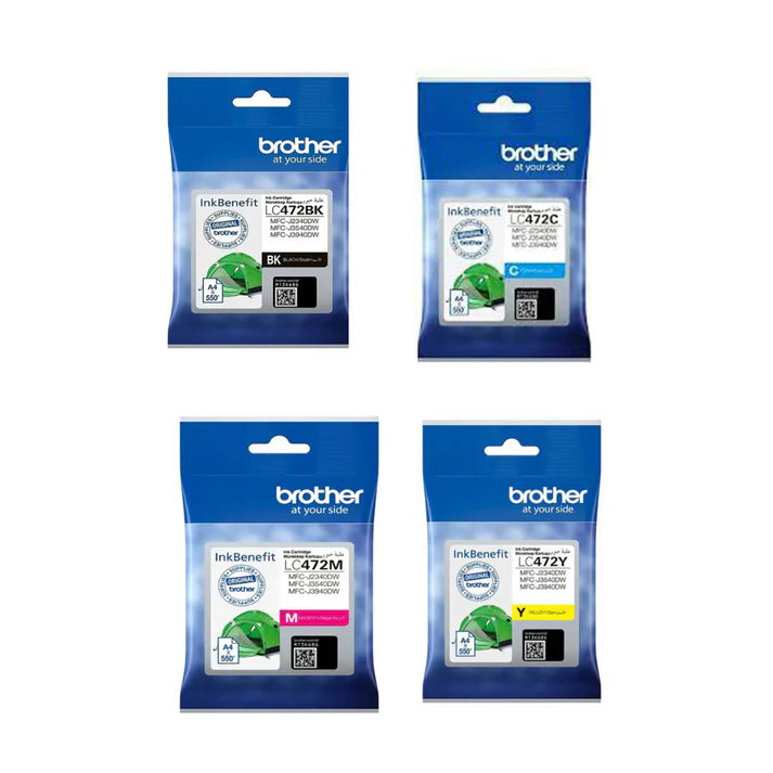 Brother LC472 Ink Cartridge Printer (1Set)