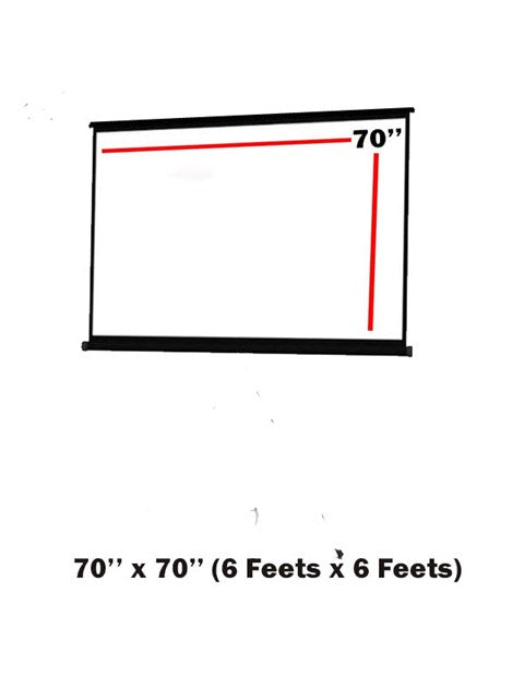 MOTORIZED SCREEN 70"*70"