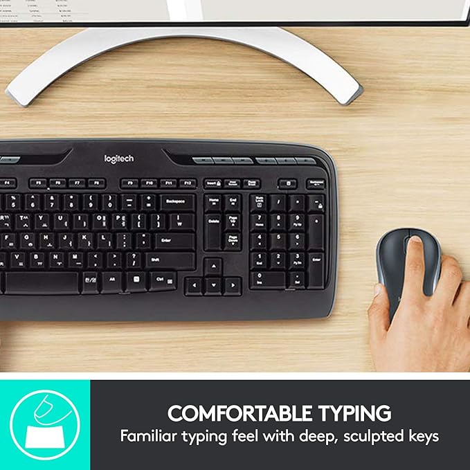 Logitech MK330 Wireless Keyboard and Mouse Combo