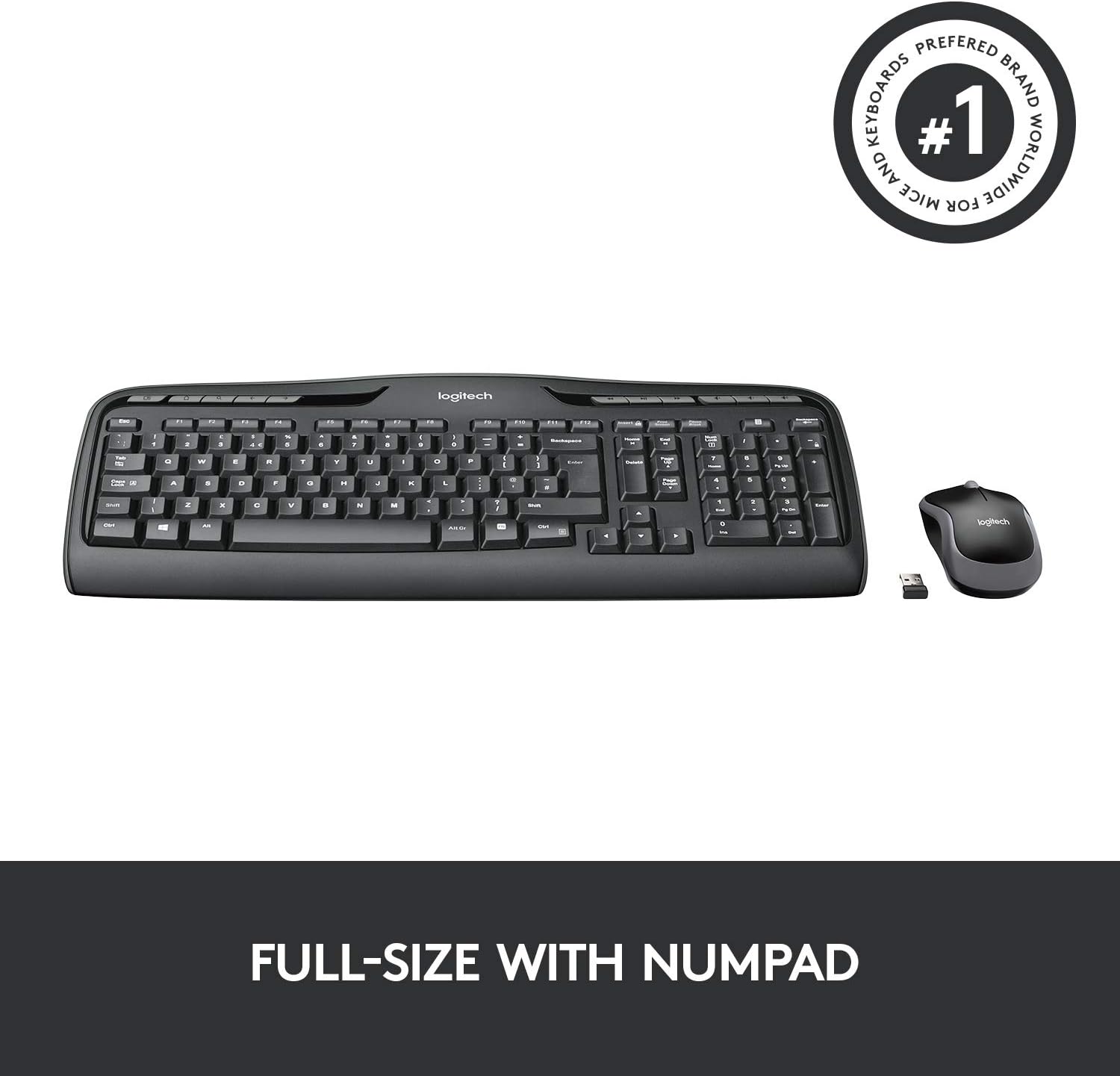 Logitech MK330 Wireless Keyboard and Mouse Combo