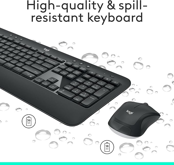 LOGITECH MK540 ADVANCED Wireless Keyboard and Mouse Combo