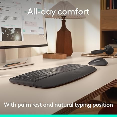 Logitech Signature Comfort Plus MK880 Keyboard and Mouse Combo - Graphite