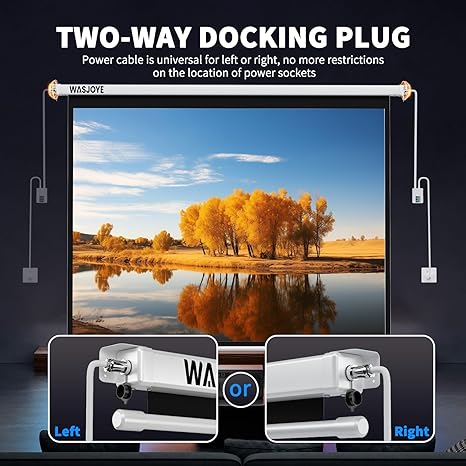 MOTORIZED PROJECTOR SCREEN 80"*80"