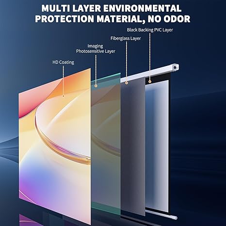 MOTORIZED PROJECTOR SCREEN 120"*120"