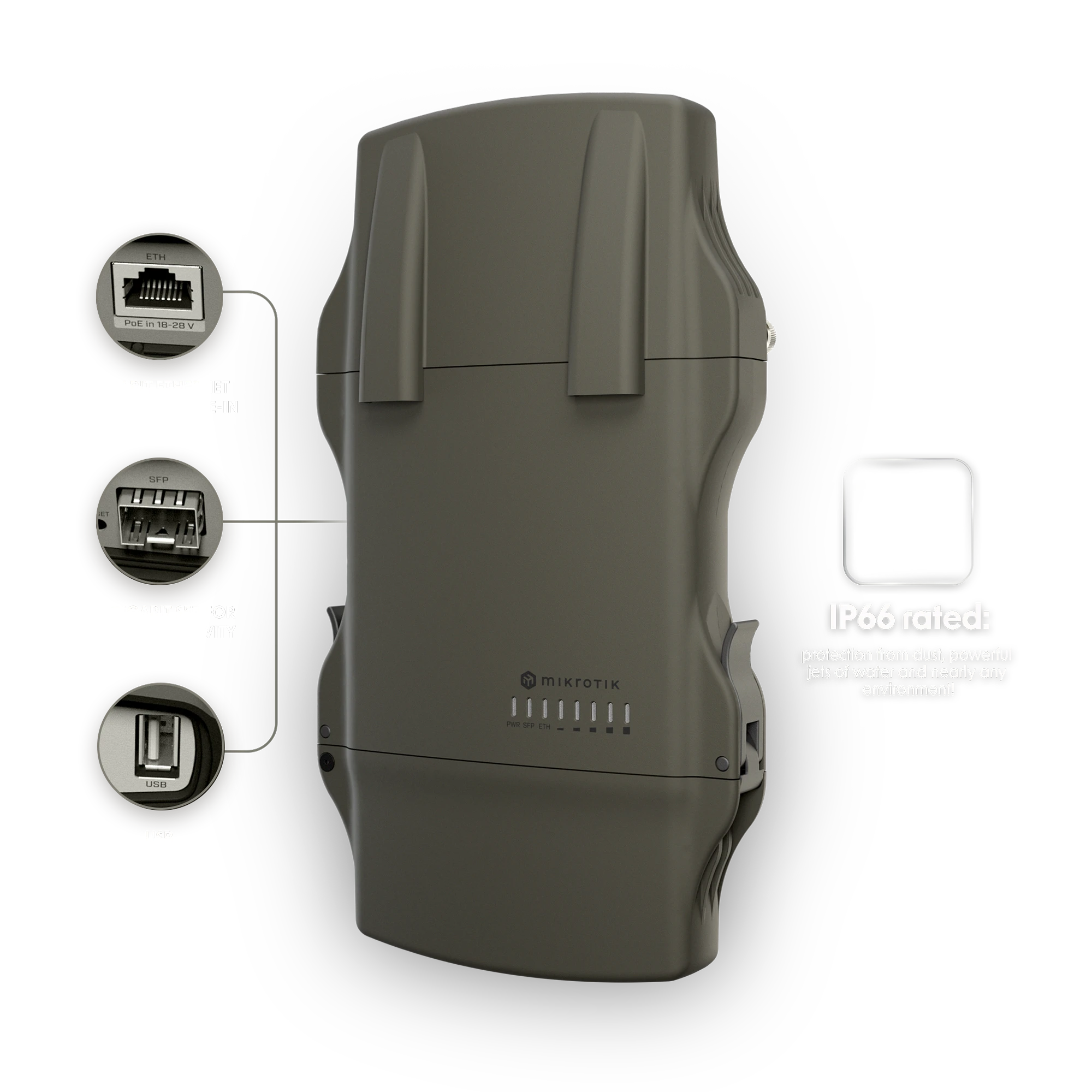 MIKROTIK L23UGSR-5HAXD2HAXDNM outdoor Wi-Fi 6 access point