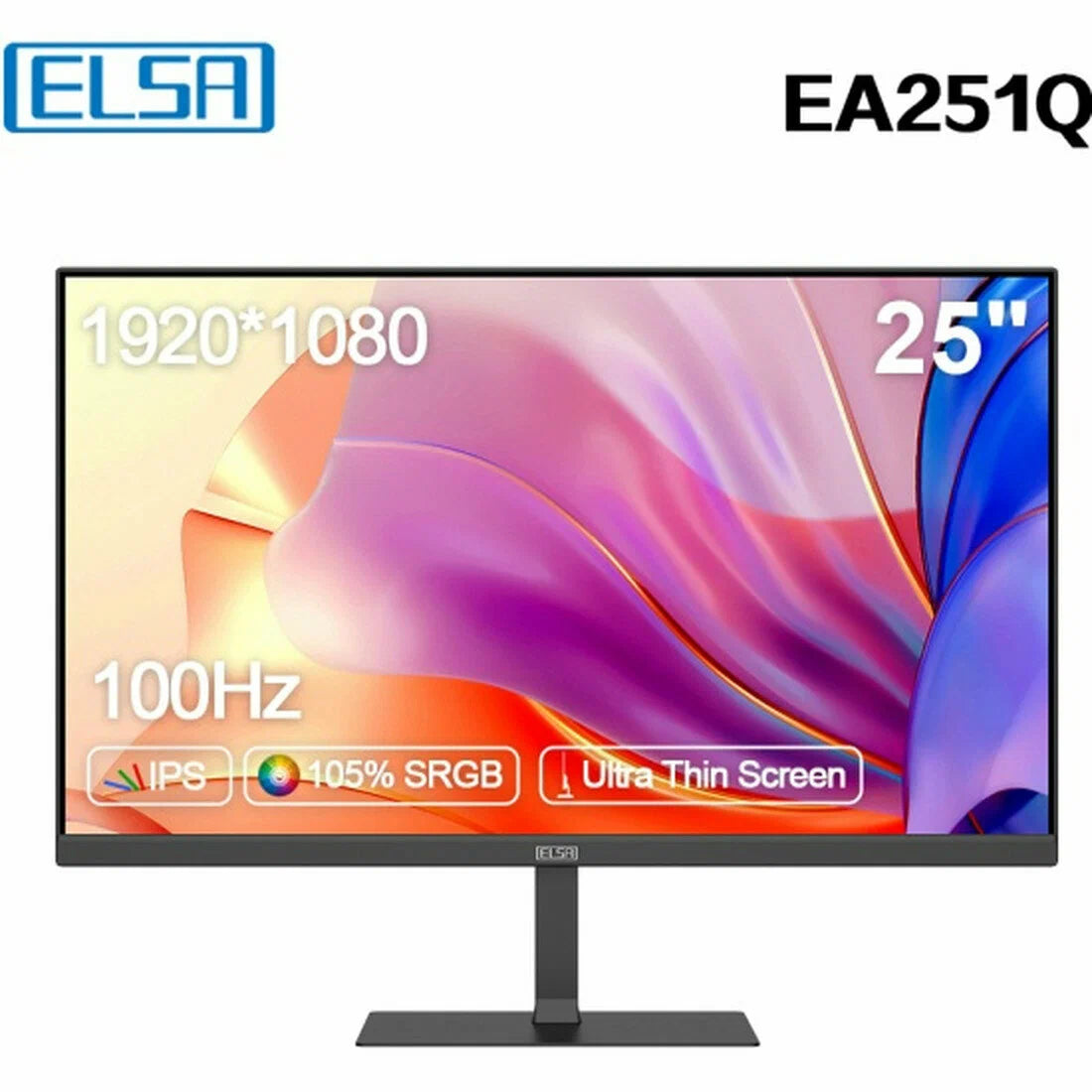 LED ELSA EA251Q (1920x1080), 16:9, IPS 5 ms, 100 Hz