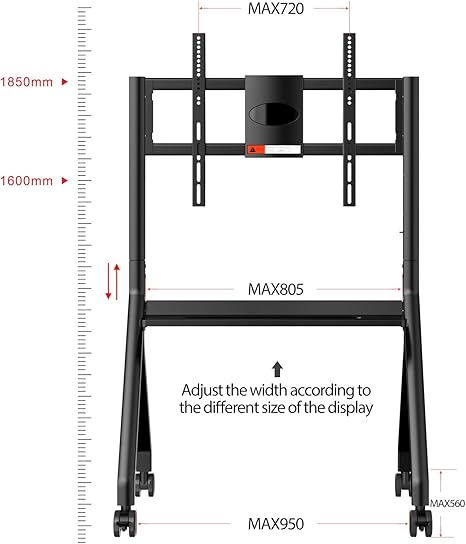 JAV Mobile Stand ST33-M 65"-98"