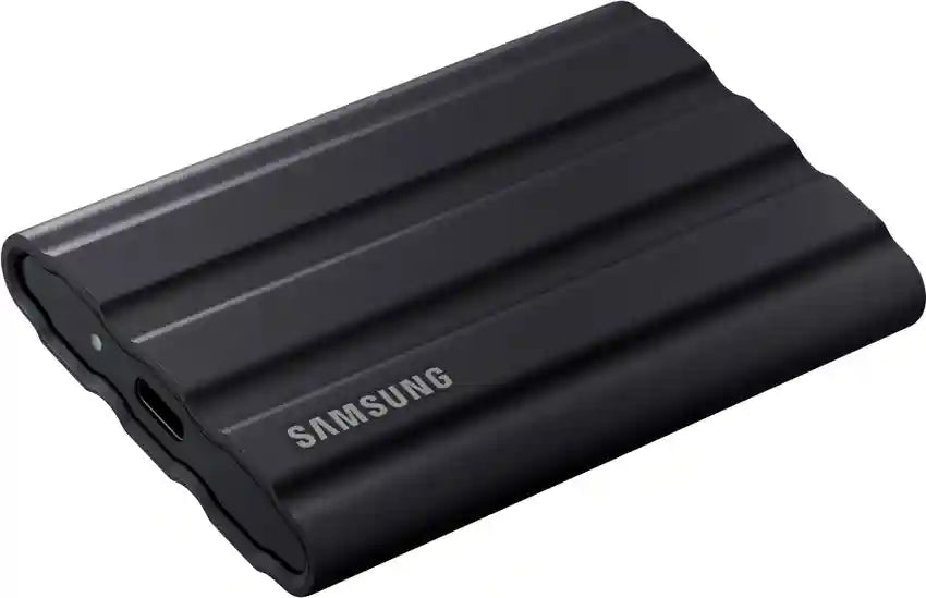 SAMSUNG SSD T7 PORTABLE 1T EXTERNAL SHIELD (BLACK)