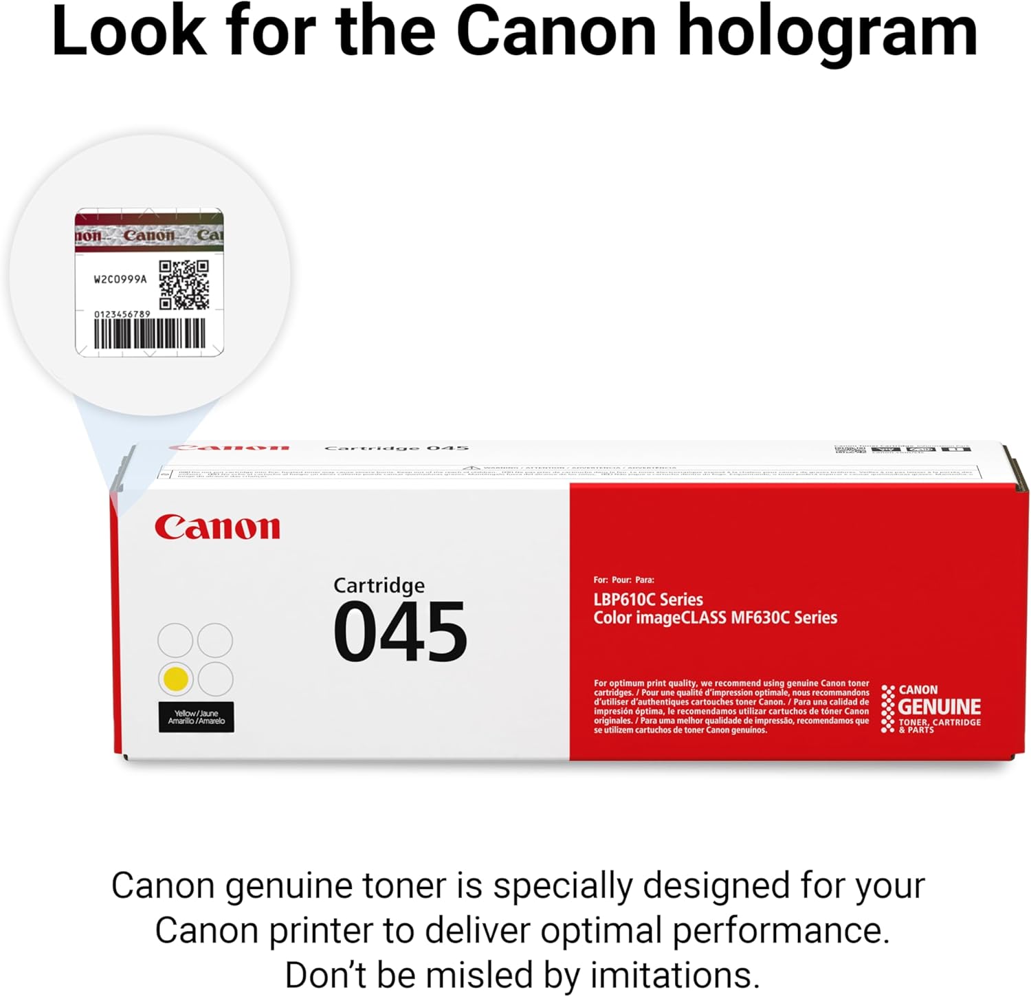 TONER CANON 045 For Canon Laser Printers
