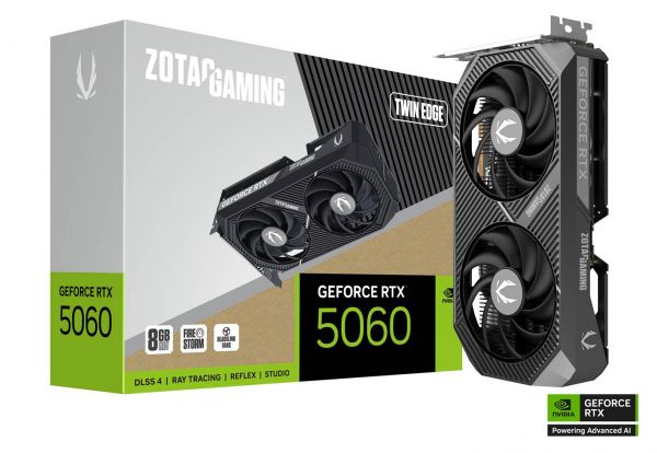 VGA ZOTAC RTX 5060 8G TWIN EDGE