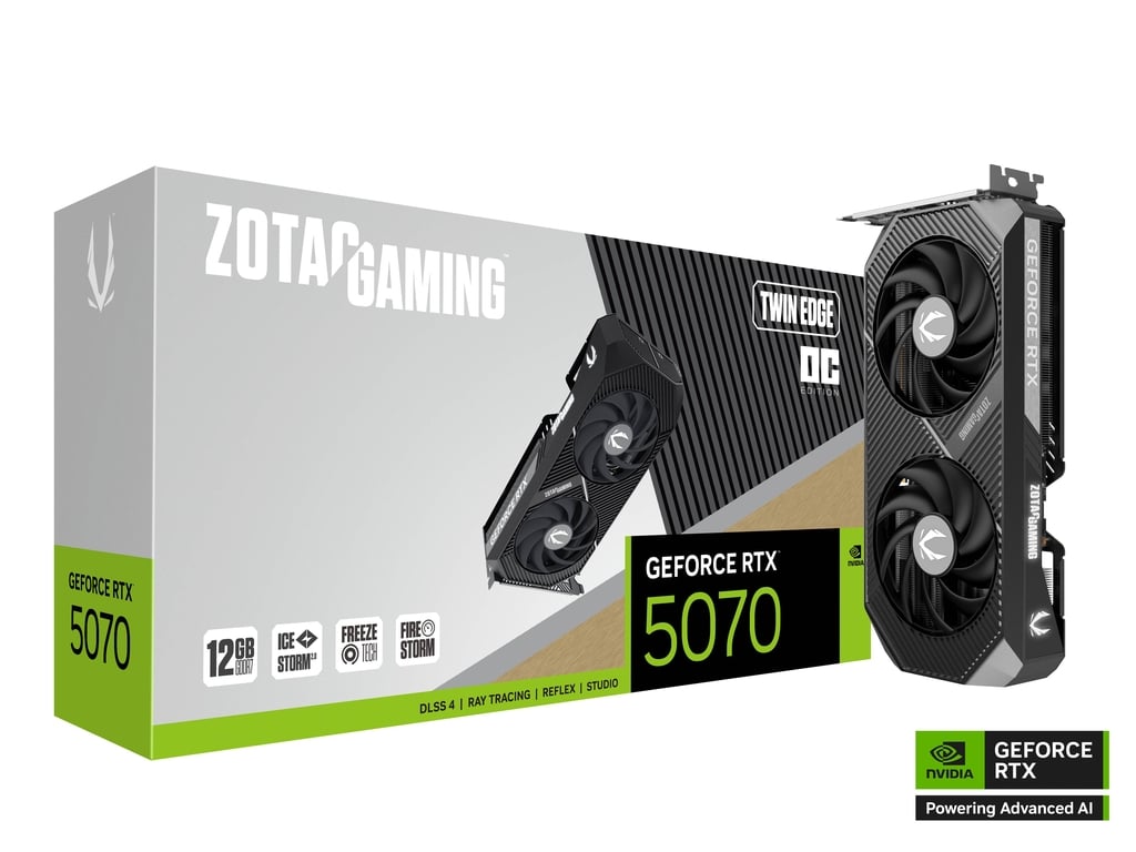 VGA ZOTAC RTX 5070 TWIN EDGE 12G OC