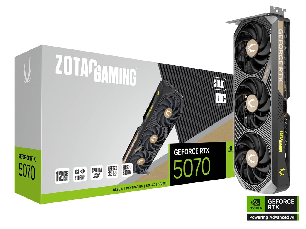 VGA ZOTAC RTX 5070 SOLID OC 12G