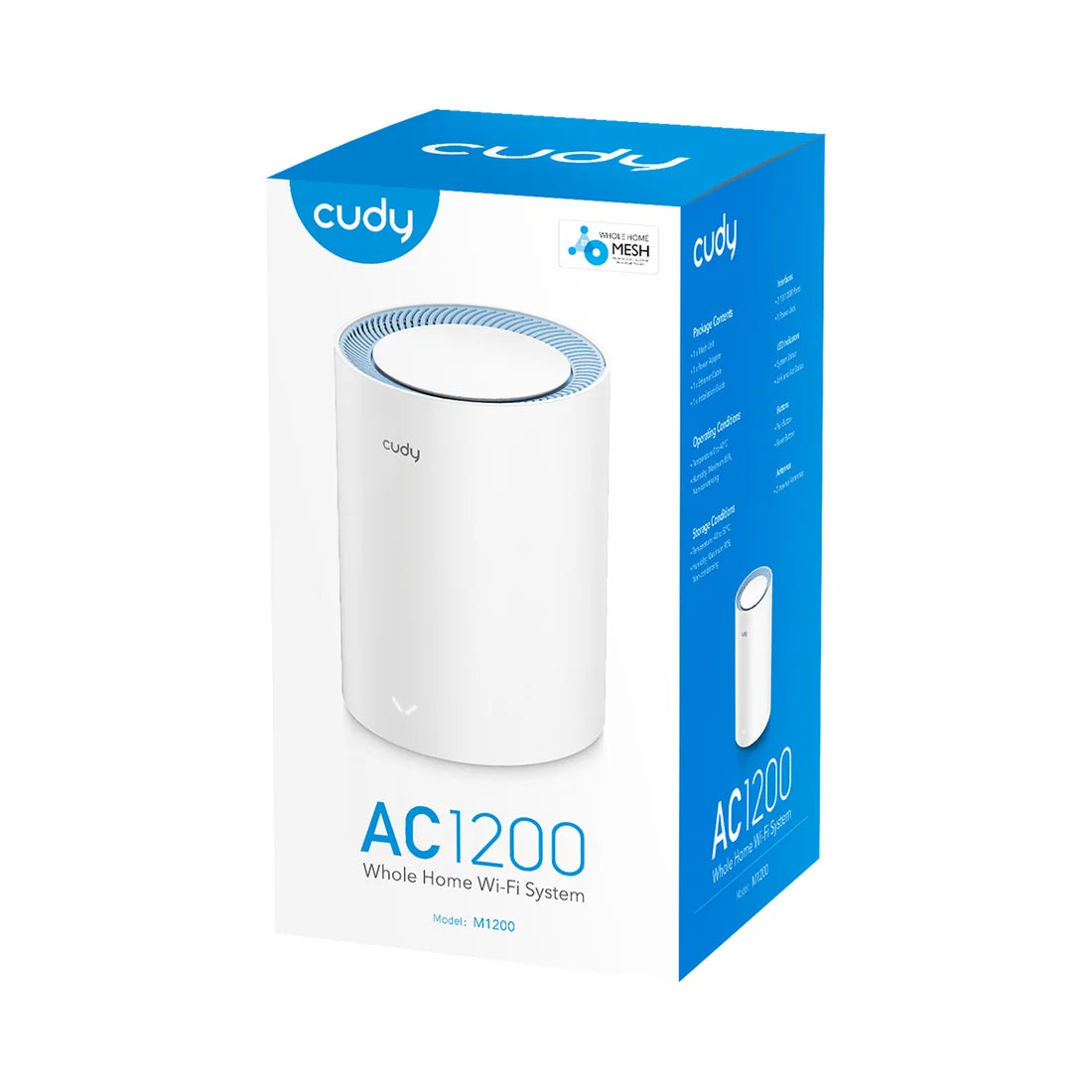 CUDY M1200 (1-PACK) AC1200 Mesh Wi-Fi System