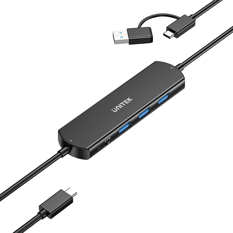 UNITEK U1344ABK01 USB 10Gbps KVM Hub