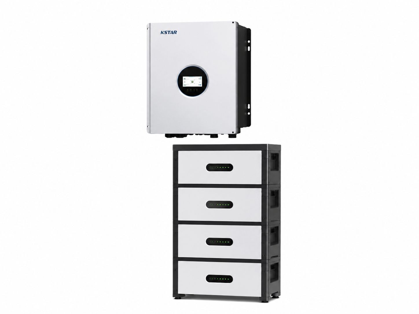 KSTAR ESS ALL IN ONE INVERTER 10 KW HYBRID WITH FOUR BATTERY 5 KW LITHIUM