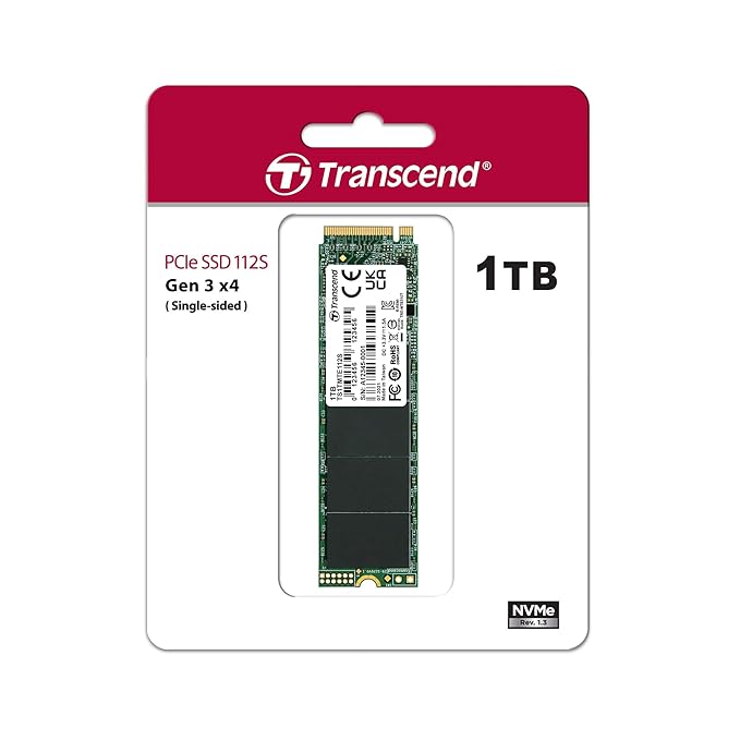 Transcend NVMe PCIe Gen3 x4 MTE112S M.2 SSD Solid State Drive TSMTE112S