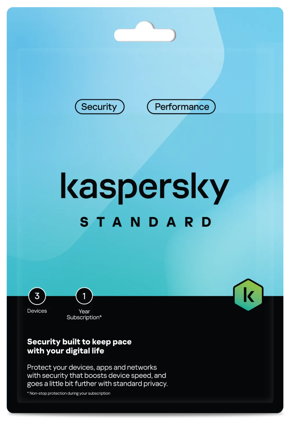 Kaspersky Standard ME 3-Dvc 1Y Bs BOX Without CD